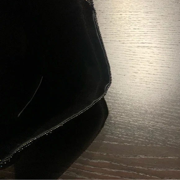 Vintage Black Beaded Clutch - Picture 4 of 4